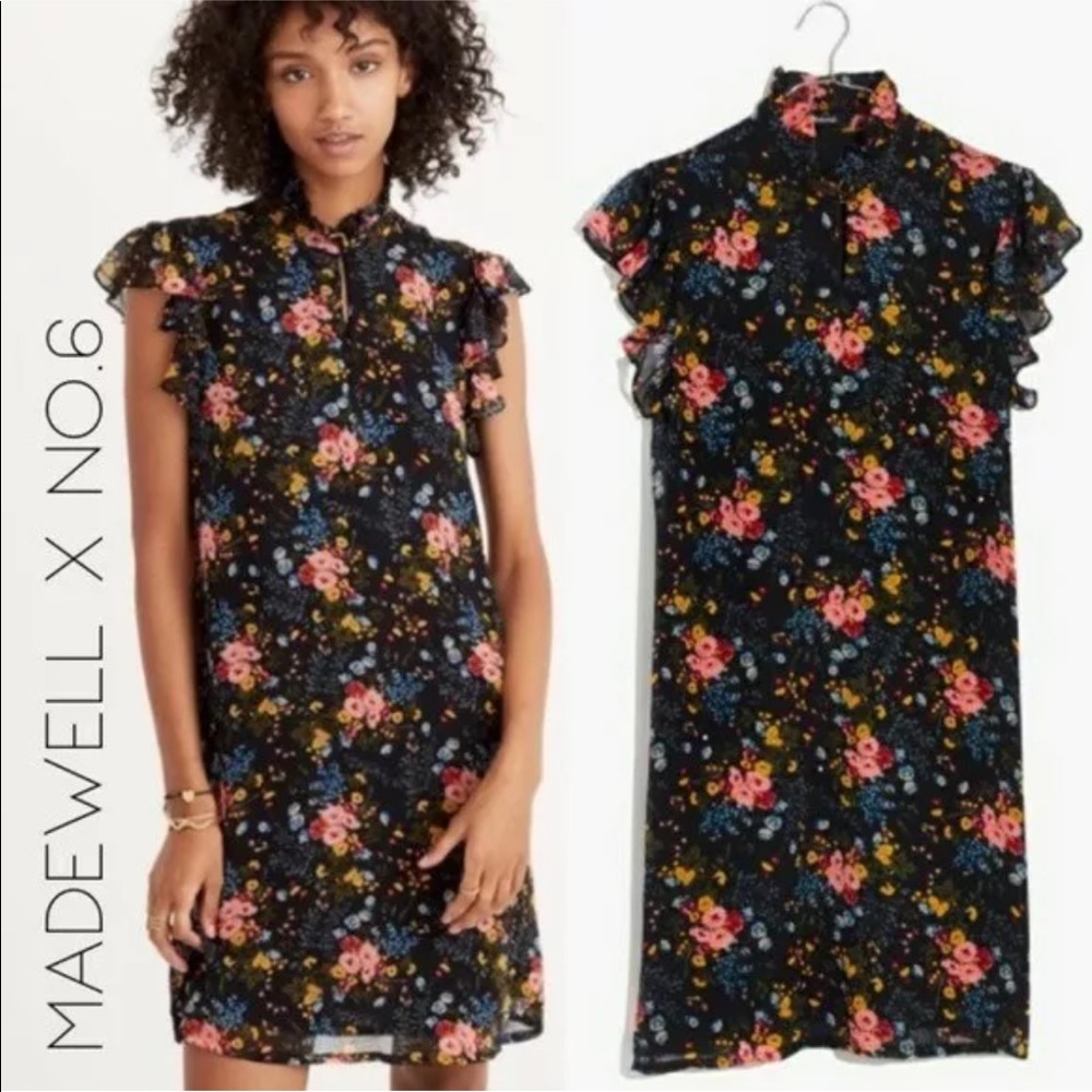 Madewell x No. 6 silk dress size 8